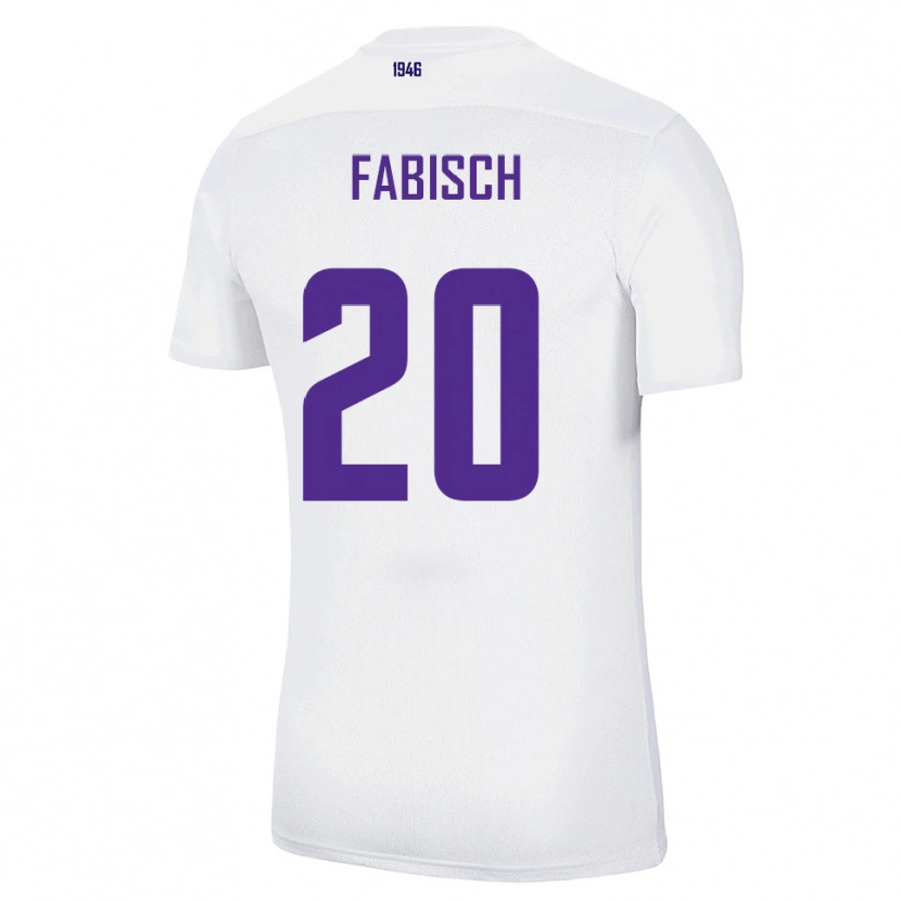 Danxen Damen Jonah Fabisch #20 Weiß Grün Auswärtstrikot Trikot 2025/26 T-Shirt