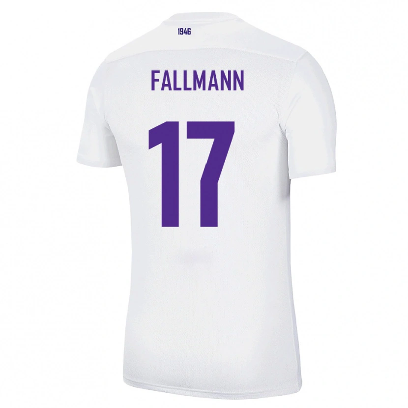 Danxen Damen Pascal Fallmann #17 Weiß Grün Auswärtstrikot Trikot 2025/26 T-Shirt