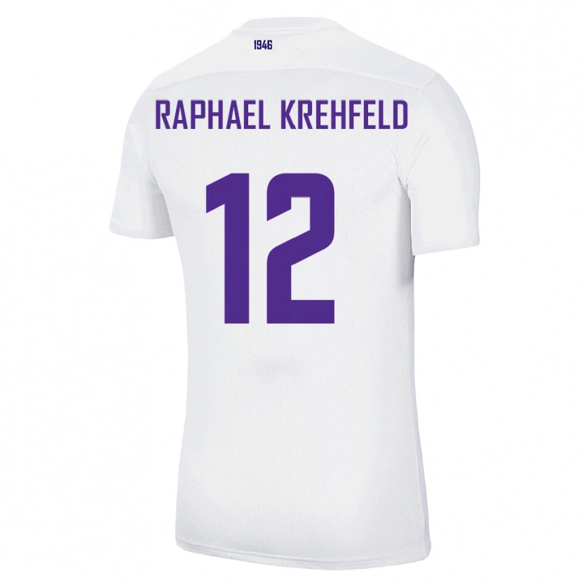 Danxen Damen Luca Raphael Krehfeld #12 Weiß Grün Auswärtstrikot Trikot 2025/26 T-Shirt