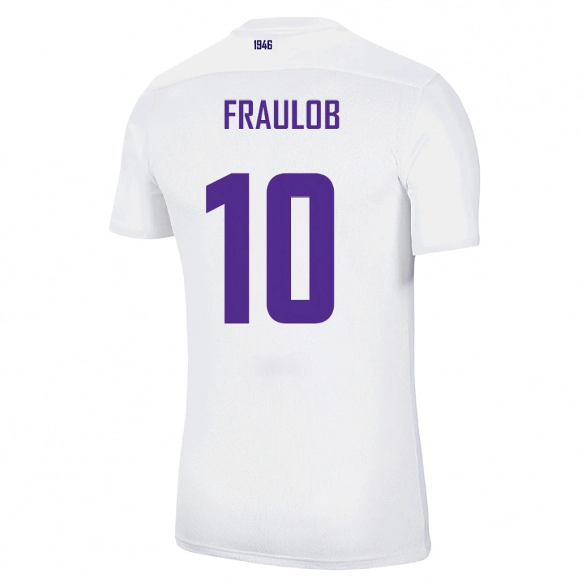 Danxen Damen Quentin Fraulob #10 Weiß Grün Auswärtstrikot Trikot 2025/26 T-Shirt