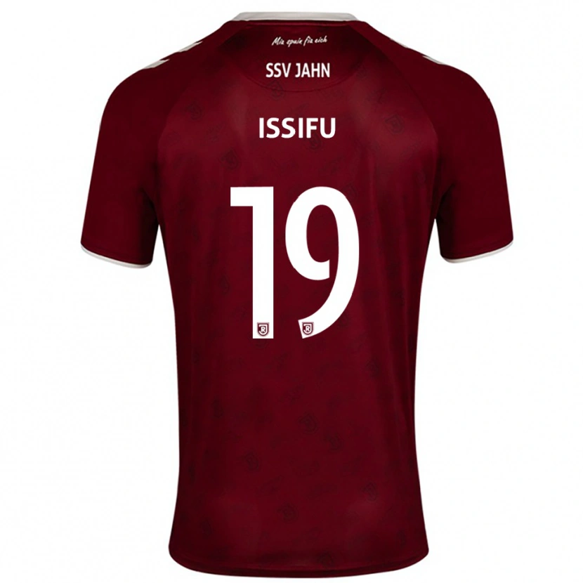 Danxen Damen Hakim Issifu #19 Burgunder Weiß Auswärtstrikot Trikot 2025/26 T-Shirt