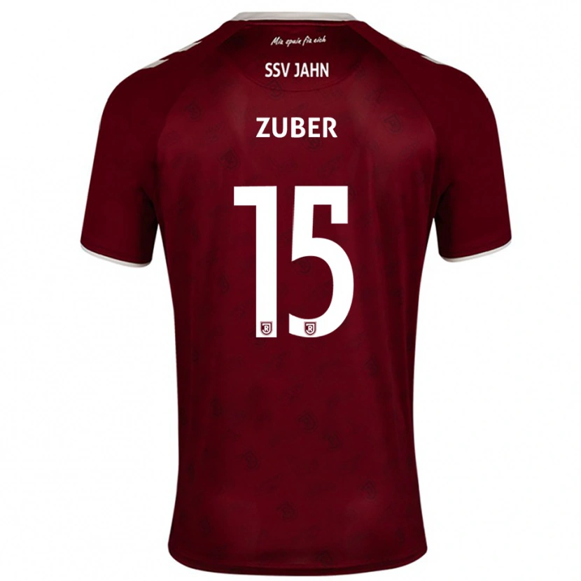 Danxen Damen Samuel Zuber #15 Burgunder Weiß Auswärtstrikot Trikot 2025/26 T-Shirt