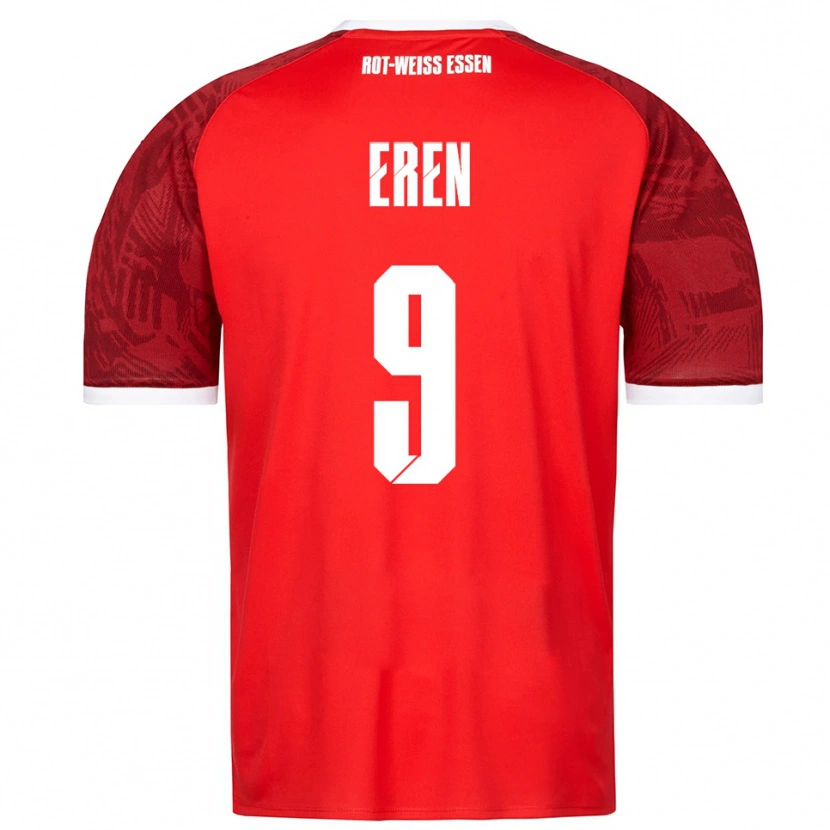 Danxen Damen Baran Eren #9 Rot Burgunder Weiß Auswärtstrikot Trikot 2025/26 T-Shirt