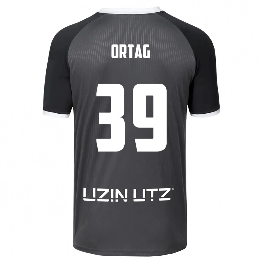 Danxen Damen Christian Ortag #39 Grau Weiß Auswärtstrikot Trikot 2025/26 T-Shirt