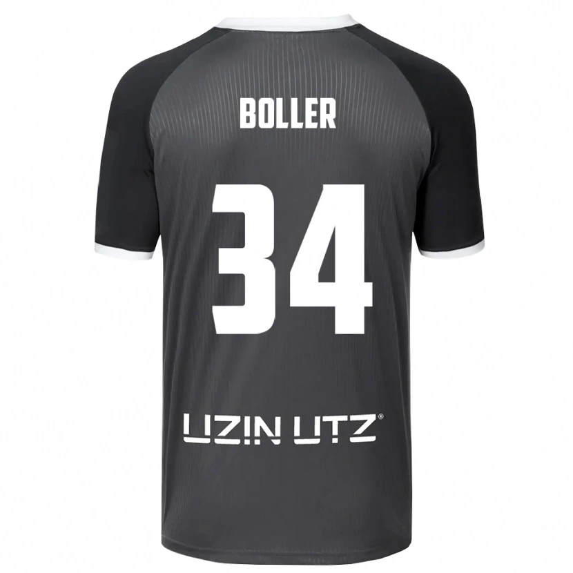 Danxen Damen Jan Boller #34 Grau Weiß Auswärtstrikot Trikot 2025/26 T-Shirt
