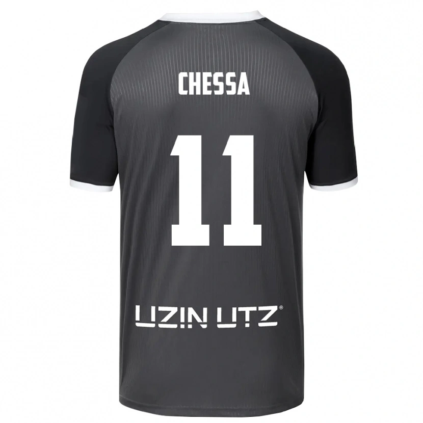 Danxen Damen Dennis Chessa #11 Grau Weiß Auswärtstrikot Trikot 2025/26 T-Shirt