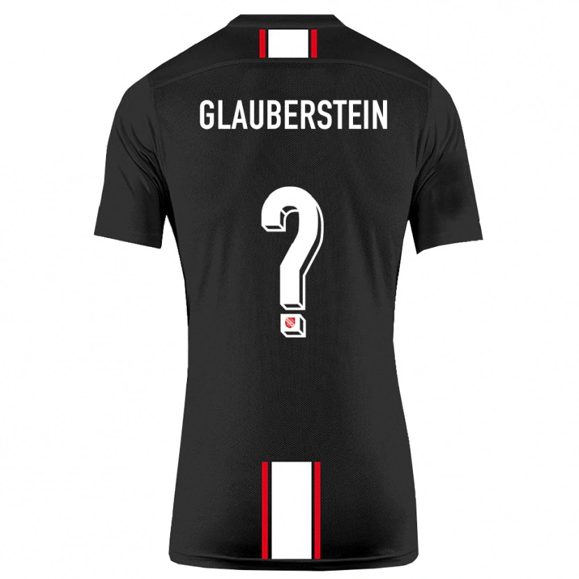 Danxen Damen Jonas Glauberstein #0 Schwarz Weiß Auswärtstrikot Trikot 2025/26 T-Shirt
