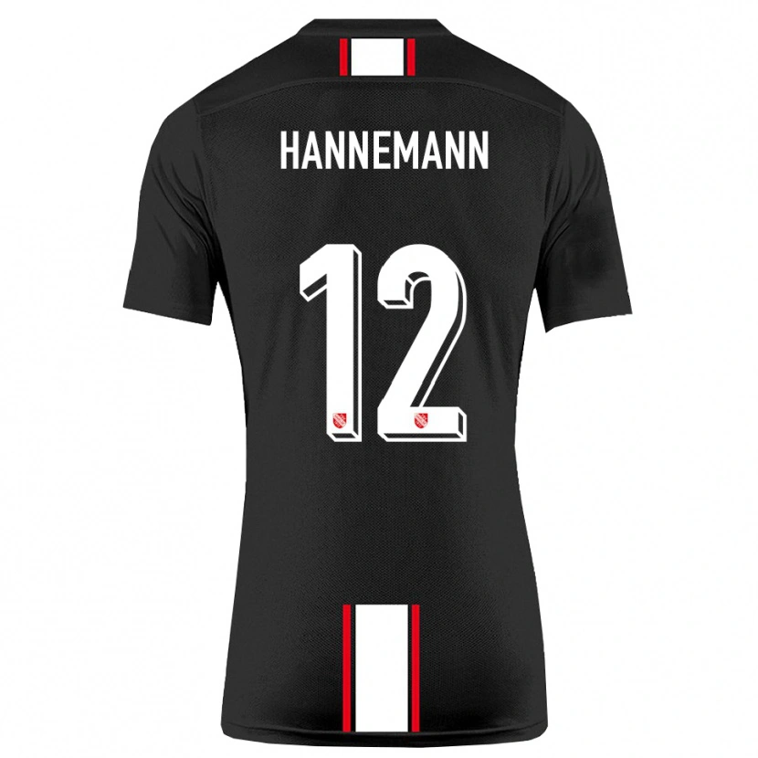 Danxen Damen Sören Hannemann #12 Schwarz Weiß Auswärtstrikot Trikot 2025/26 T-Shirt