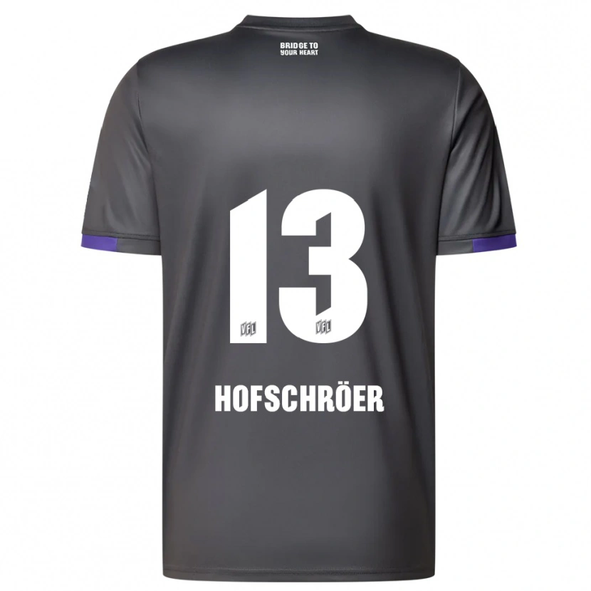 Danxen Damen Joris Hofschröer #13 Grau Lila Auswärtstrikot Trikot 2025/26 T-Shirt