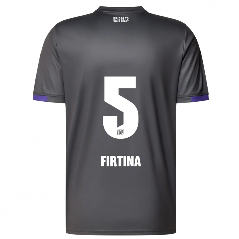 Danxen Damen Taha Firtina #5 Grau Lila Auswärtstrikot Trikot 2025/26 T-Shirt