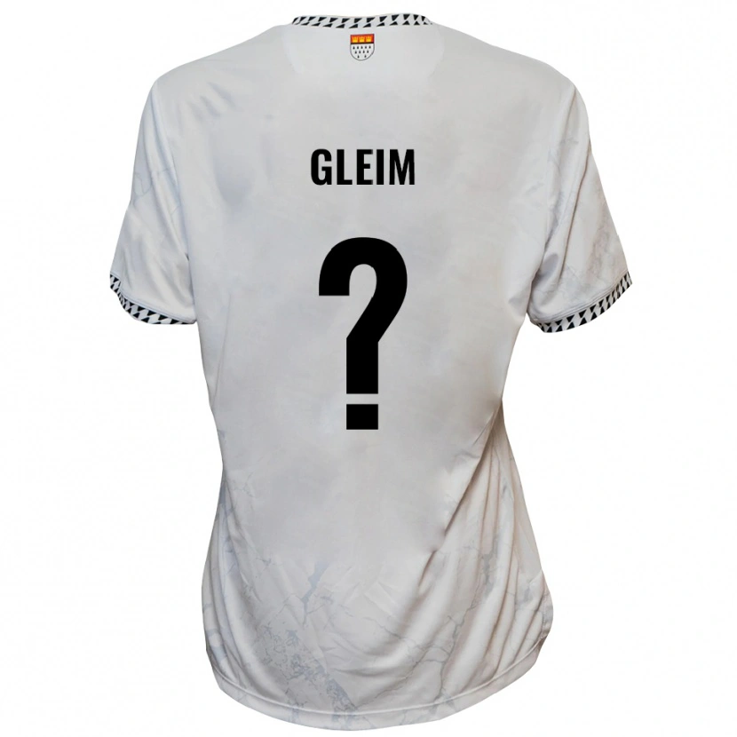 Danxen Damen Rebecca Gleim #0 Weiß Schwarz Auswärtstrikot Trikot 2025/26 T-Shirt
