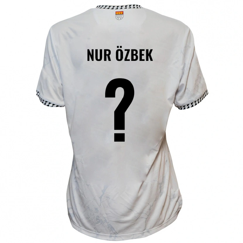 Danxen Damen Irem Nur Özbek #0 Weiß Schwarz Auswärtstrikot Trikot 2025/26 T-Shirt