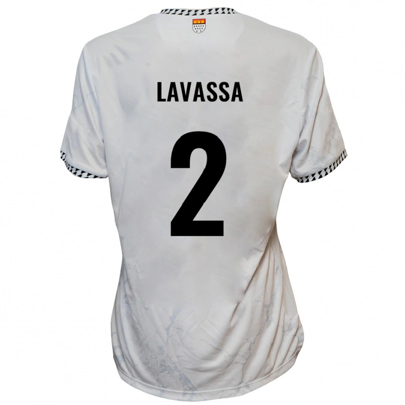 Danxen Damen Timon Lavassa #2 Weiß Schwarz Auswärtstrikot Trikot 2025/26 T-Shirt