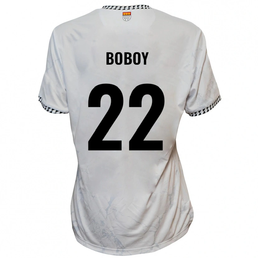 Danxen Damen Verthomy Boboy #22 Weiß Schwarz Auswärtstrikot Trikot 2025/26 T-Shirt
