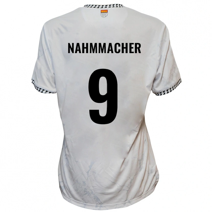 Danxen Damen Emil Nahmmacher #9 Weiß Schwarz Auswärtstrikot Trikot 2025/26 T-Shirt