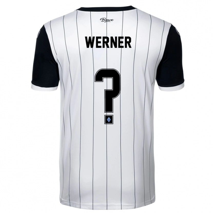 Danxen Damen Philipp Werner #0 Weiß Schwarz Auswärtstrikot Trikot 2025/26 T-Shirt