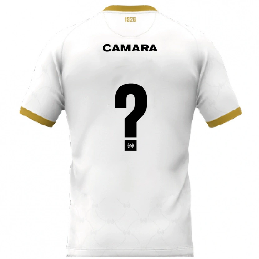 Danxen Damen Yaya Camara #0 Weiß Gold Auswärtstrikot Trikot 2025/26 T-Shirt