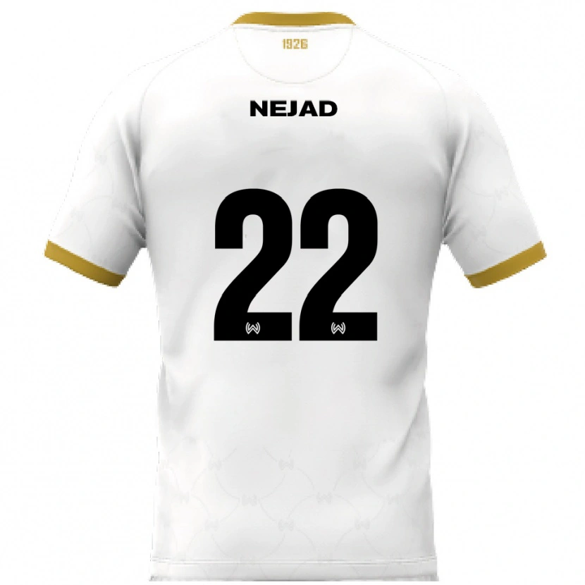Danxen Damen Milad Nejad #22 Weiß Gold Auswärtstrikot Trikot 2025/26 T-Shirt