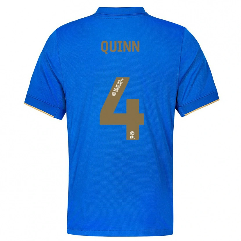 Danxen Kinder Louise Catherine Quinn #4 Blau Gold Heimtrikot Trikot 2025/26 T-Shirt
