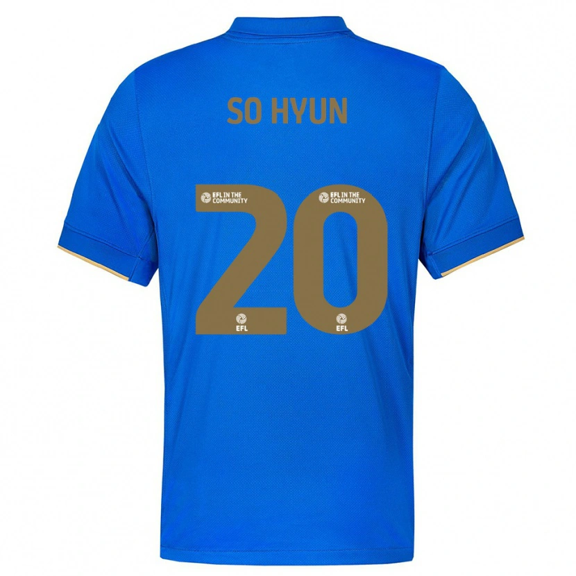 Danxen Kinder Cho So-Hyun #20 Blau Gold Heimtrikot Trikot 2025/26 T-Shirt