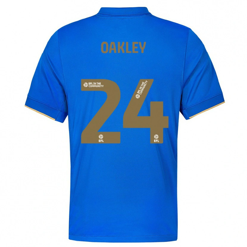 Danxen Kinder Marcel Oakley #24 Blau Gold Heimtrikot Trikot 2025/26 T-Shirt