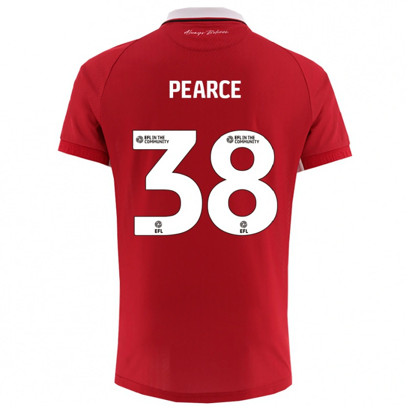 Danxen Kinder Manon Pearce #38 Rot Weiß Heimtrikot Trikot 2025/26 T-Shirt