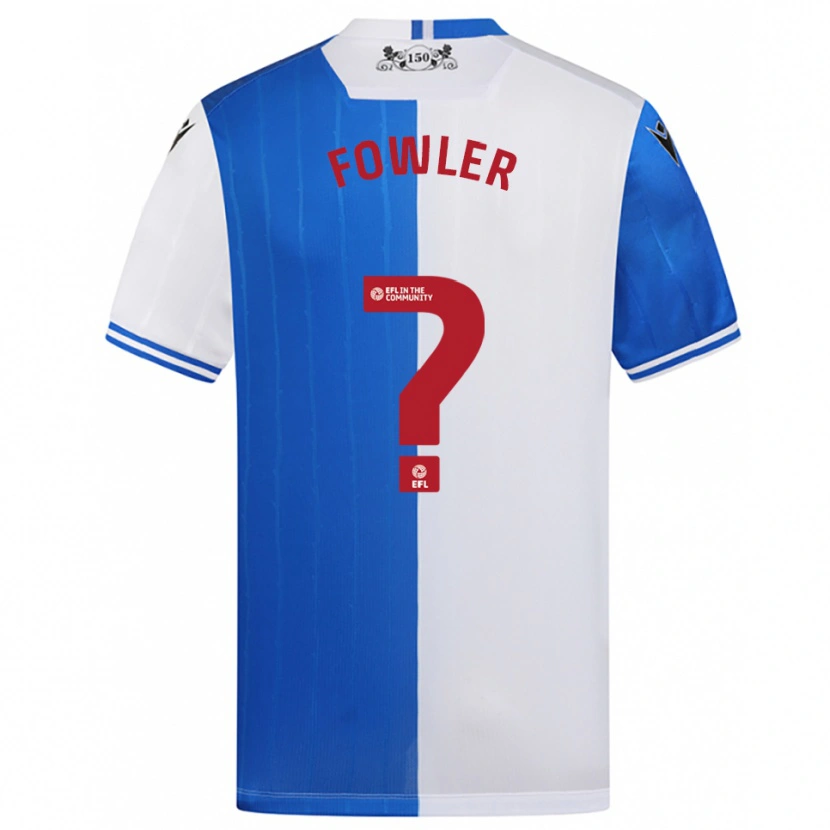 Danxen Kinder Jacob Fowler #0 Blau Weiß Heimtrikot Trikot 2025/26 T-Shirt