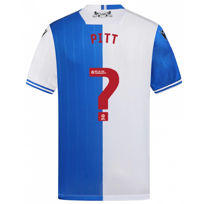 Danxen Kinder Theo Pitt #0 Blau Weiß Heimtrikot Trikot 2025/26 T-Shirt