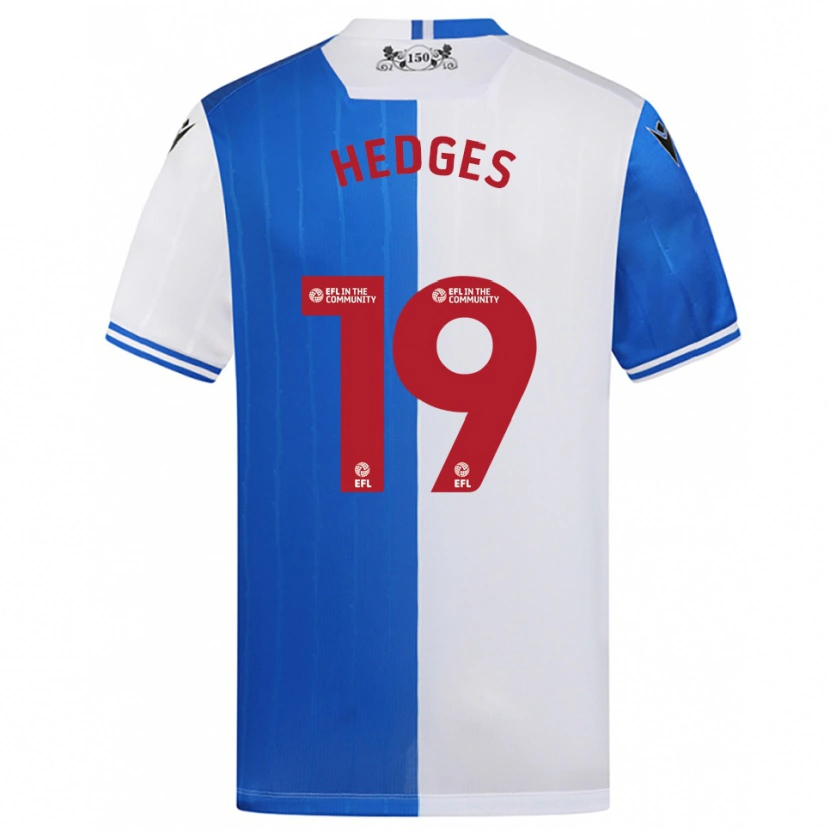 Danxen Kinder Ryan Hedges #19 Blau Weiß Heimtrikot Trikot 2025/26 T-Shirt