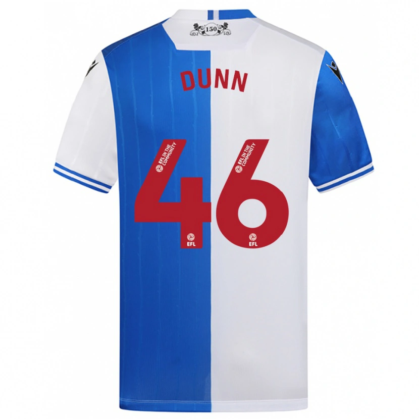Danxen Kinder Isaac Dunn #46 Blau Weiß Heimtrikot Trikot 2025/26 T-Shirt