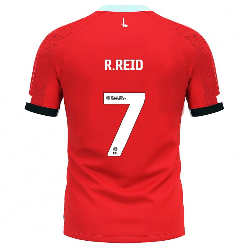 Danxen Kinder Reuben Reid #7 Rot Weiß Heimtrikot Trikot 2025/26 T-Shirt