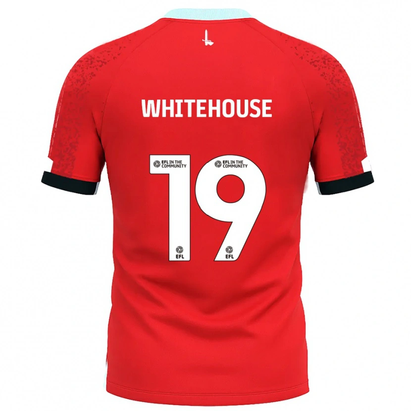 Danxen Kinder Sophie Whitehouse #19 Rot Weiß Heimtrikot Trikot 2025/26 T-Shirt