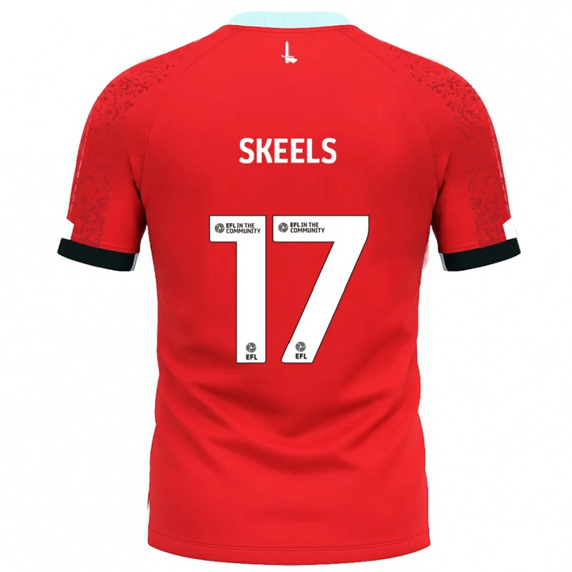 Danxen Kinder Kiera Skeels #17 Rot Weiß Heimtrikot Trikot 2025/26 T-Shirt