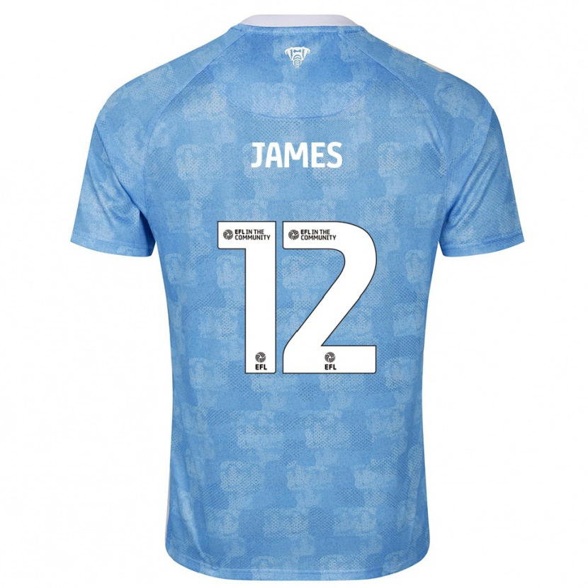 Danxen Kinder Jack James #12 Himmelblau Weiß Heimtrikot Trikot 2025/26 T-Shirt
