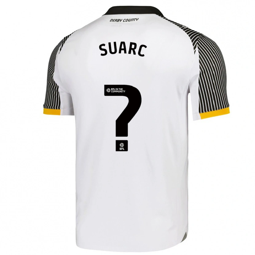 Danxen Kinder Kai Suarc #0 Weiß Schwarz Heimtrikot Trikot 2025/26 T-Shirt
