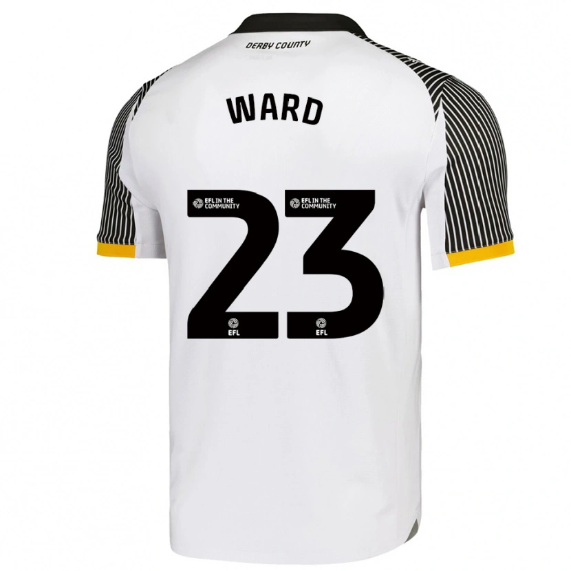 Danxen Kinder Joe Ward #23 Weiß Schwarz Heimtrikot Trikot 2025/26 T-Shirt