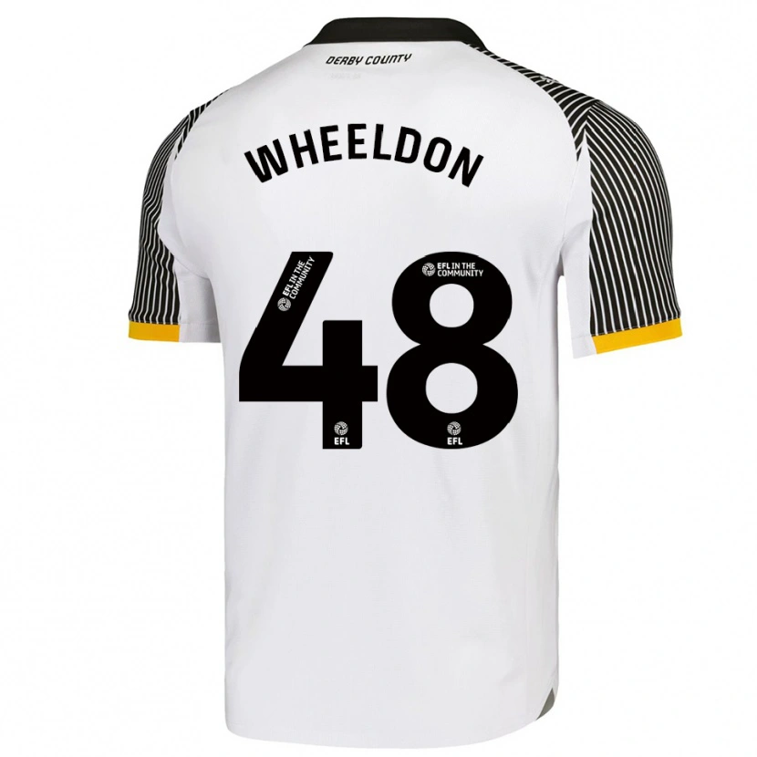 Danxen Kinder Lennon Wheeldon #48 Weiß Schwarz Heimtrikot Trikot 2025/26 T-Shirt