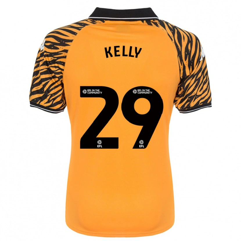Danxen Kinder Ace Kelly #29 Orange Schwarz Heimtrikot Trikot 2025/26 T-Shirt