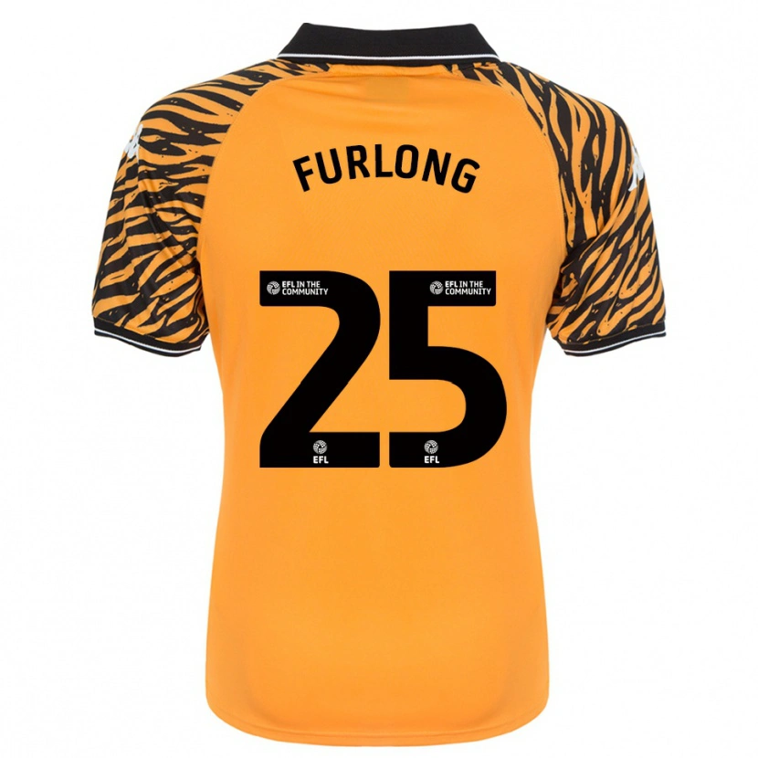 Danxen Kinder James Furlong #25 Orange Schwarz Heimtrikot Trikot 2025/26 T-Shirt