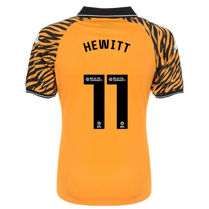 Danxen Kinder Stan Hewitt #11 Orange Schwarz Heimtrikot Trikot 2025/26 T-Shirt