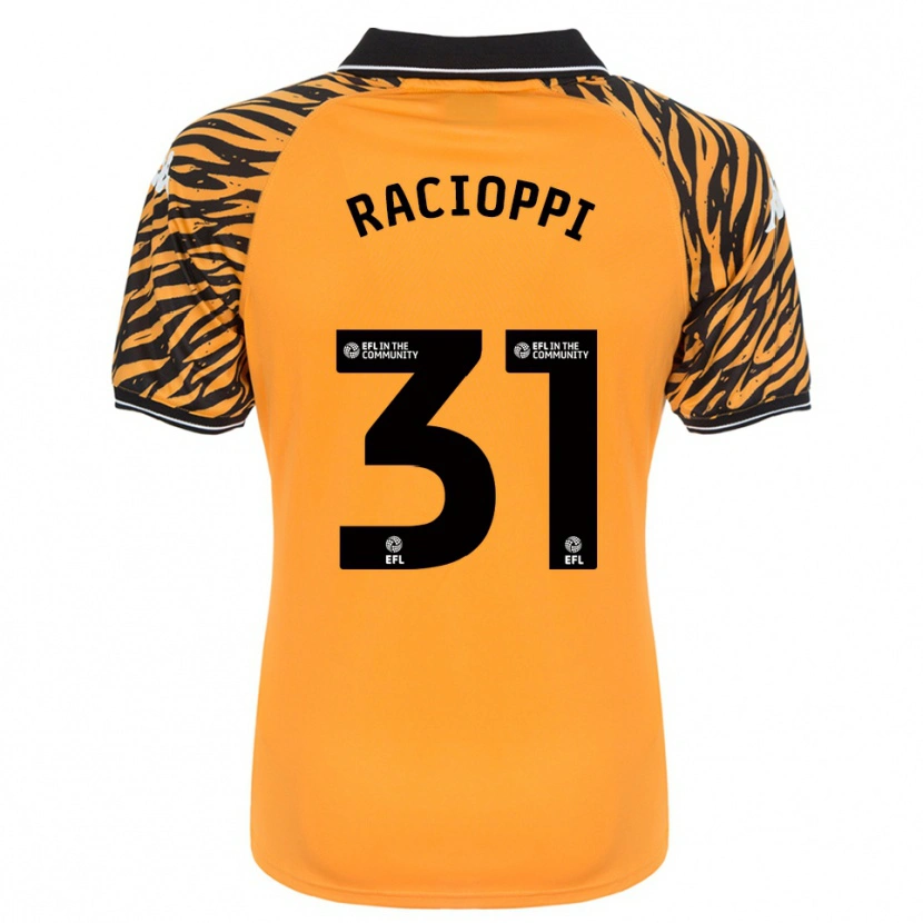 Danxen Kinder Anthony Racioppi #31 Orange Schwarz Heimtrikot Trikot 2025/26 T-Shirt