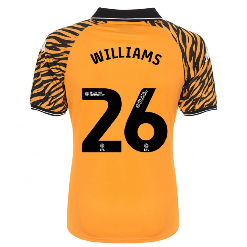 Danxen Kinder Annabel Williams #26 Orange Schwarz Heimtrikot Trikot 2025/26 T-Shirt