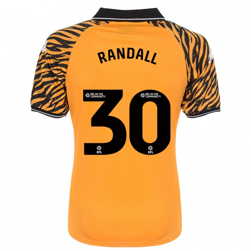 Danxen Kinder Jennifer Randall #30 Orange Schwarz Heimtrikot Trikot 2025/26 T-Shirt