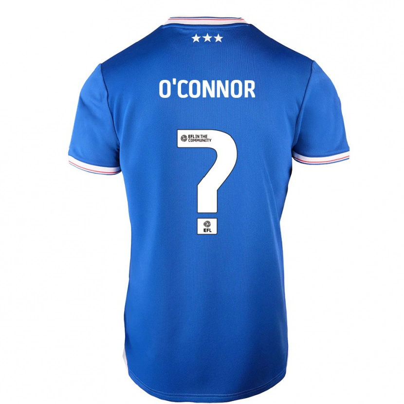 Danxen Kinder Daniel O'connor #0 Blau Weiß Heimtrikot Trikot 2025/26 T-Shirt