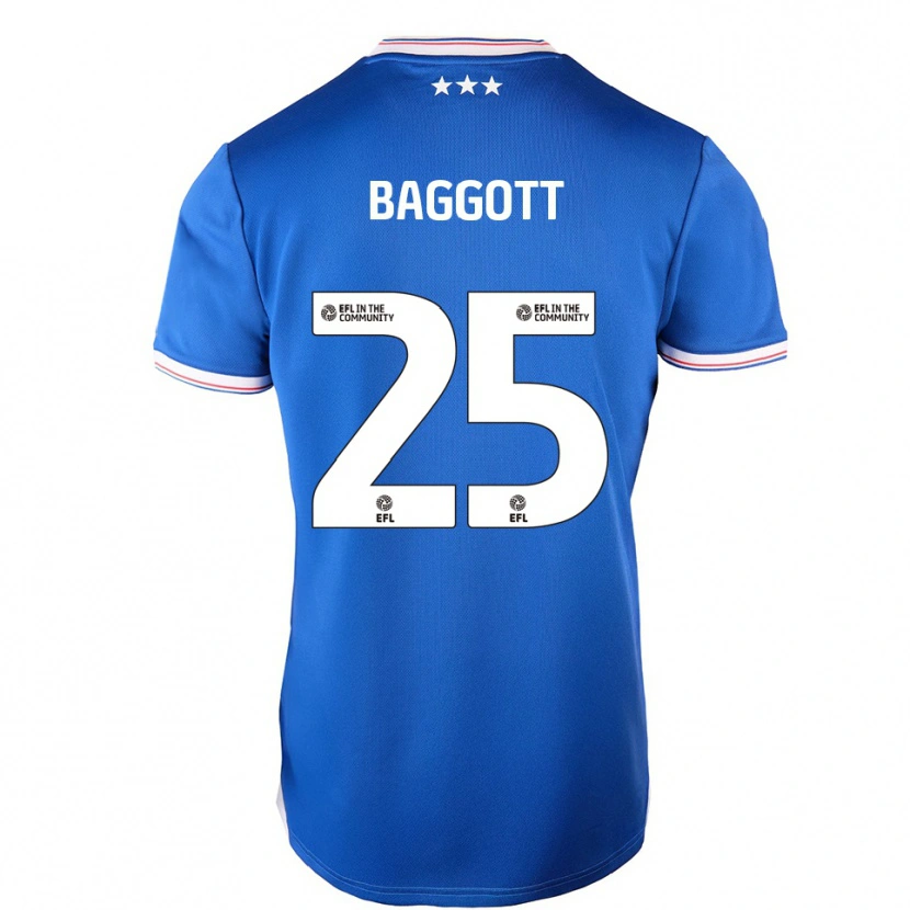 Danxen Kinder Elkan Baggott #25 Blau Weiß Heimtrikot Trikot 2025/26 T-Shirt