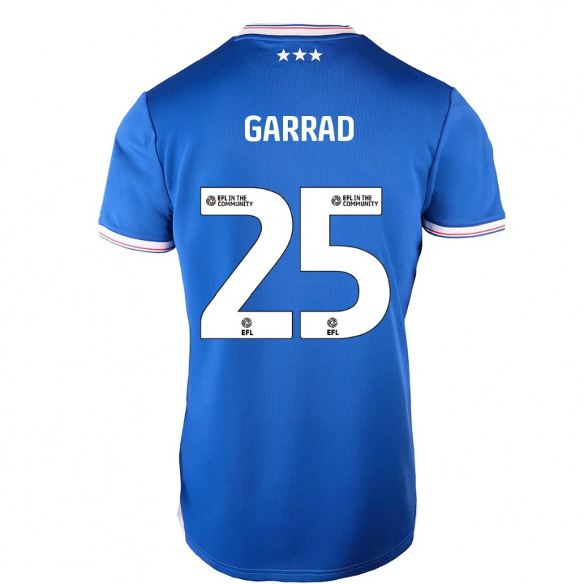 Danxen Kinder Grace Garrad #25 Blau Weiß Heimtrikot Trikot 2025/26 T-Shirt