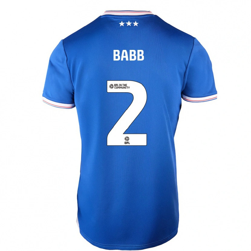Danxen Kinder Daniel Babb #2 Blau Weiß Heimtrikot Trikot 2025/26 T-Shirt