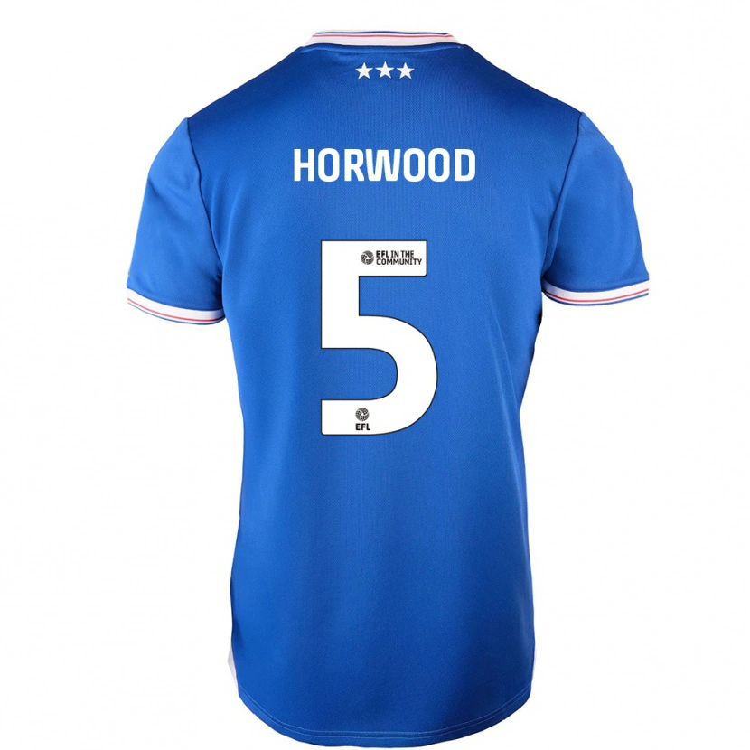 Danxen Kinder Bonnie Horwood #5 Blau Weiß Heimtrikot Trikot 2025/26 T-Shirt