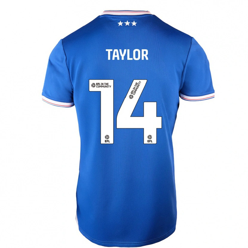 Danxen Kinder Jack Taylor #14 Blau Weiß Heimtrikot Trikot 2025/26 T-Shirt