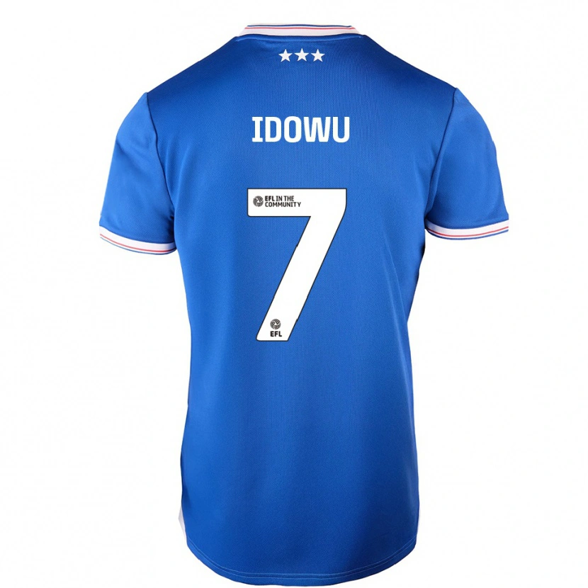Danxen Kinder Tudor Mendel-Idowu #7 Blau Weiß Heimtrikot Trikot 2025/26 T-Shirt